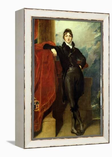 Lord Granville Leveson-Gower, Later 1st Earl Granville, c.1804-6-Thomas Lawrence-Framed Premier Image Canvas