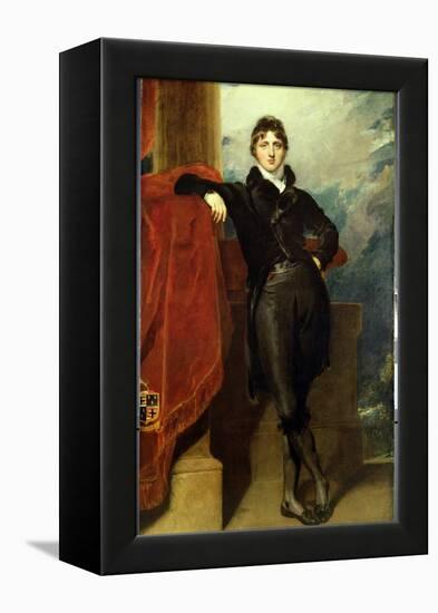 Lord Granville Leveson-Gower, Later 1st Earl Granville, c.1804-6-Thomas Lawrence-Framed Premier Image Canvas