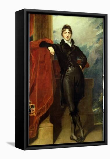 Lord Granville Leveson-Gower, Later 1st Earl Granville, c.1804-6-Thomas Lawrence-Framed Premier Image Canvas