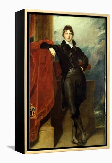 Lord Granville Leveson-Gower, Later 1st Earl Granville, c.1804-6-Thomas Lawrence-Framed Premier Image Canvas