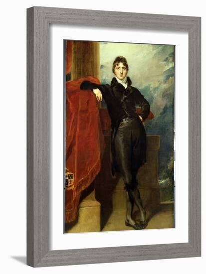 Lord Granville Leveson-Gower, Later 1st Earl Granville, c.1804-6-Thomas Lawrence-Framed Giclee Print