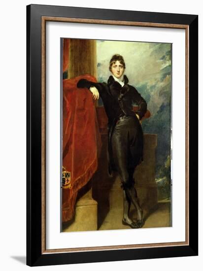 Lord Granville Leveson-Gower, Later 1st Earl Granville, c.1804-6-Thomas Lawrence-Framed Giclee Print