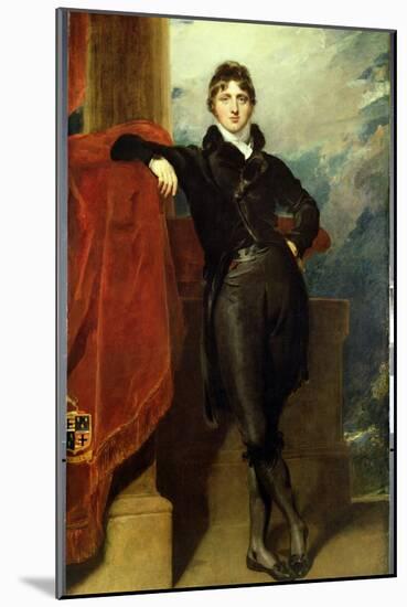 Lord Granville Leveson-Gower, Later 1st Earl Granville, c.1804-6-Thomas Lawrence-Mounted Giclee Print