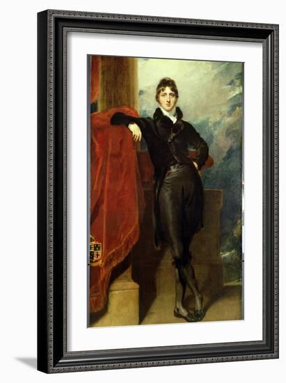 Lord Granville Leveson-Gower, Later 1st Earl Granville, c.1804-6-Thomas Lawrence-Framed Giclee Print