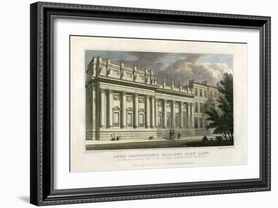 Lord Grosvenor's Gallery, Park Lane, London, 1828-William Deeble-Framed Giclee Print