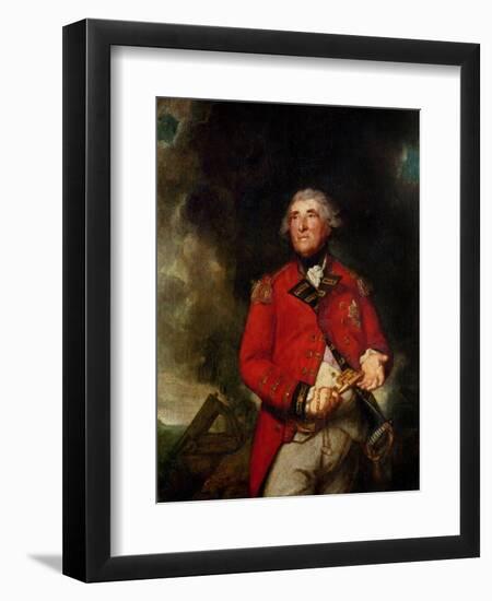 Lord Heathfield Governor of Gibraltar During the Seige of 1779-83, 1787-Sir Joshua Reynolds-Framed Giclee Print