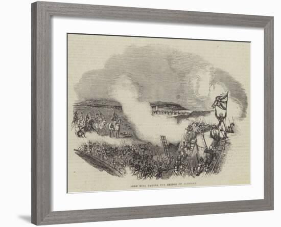 Lord Hill Taking the Bridge of Almurez-null-Framed Giclee Print