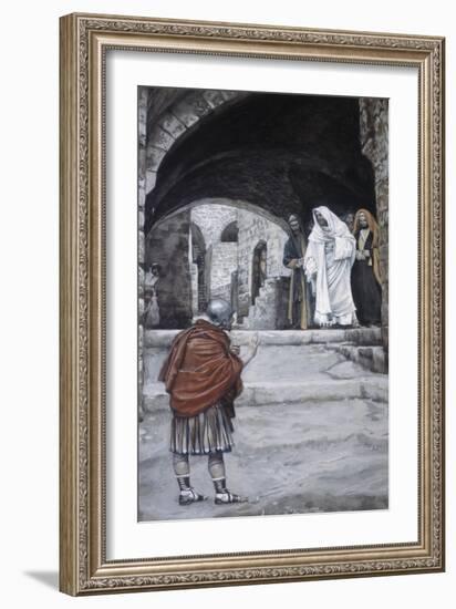 Lord, I Am Not Worthy-James Tissot-Framed Giclee Print