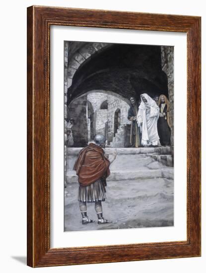 Lord, I Am Not Worthy-James Tissot-Framed Giclee Print