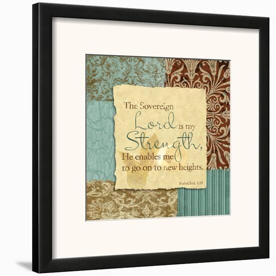 Lord Is My Strength-John Spaeth-Framed Art Print