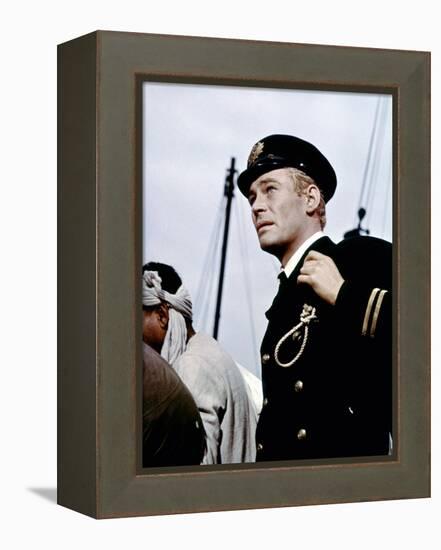 Lord Jim by Richard Brooks with Peter O'Toole, 1965 (photo)-null-Framed Stretched Canvas