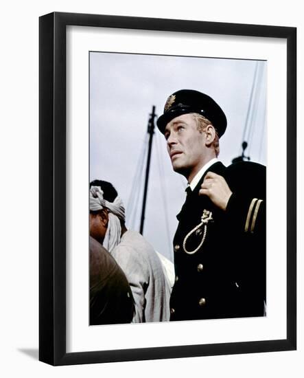 Lord Jim by Richard Brooks with Peter O'Toole, 1965 (photo)-null-Framed Photo