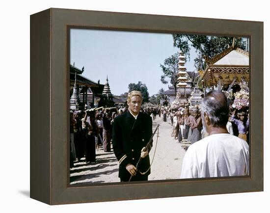 Lord Jim by Richard Brooks with Peter O'Toole and Curd Jurgens, 1965 (photo)-null-Framed Stretched Canvas