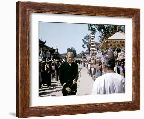 Lord Jim by Richard Brooks with Peter O'Toole and Curd Jurgens, 1965 (photo)-null-Framed Photo