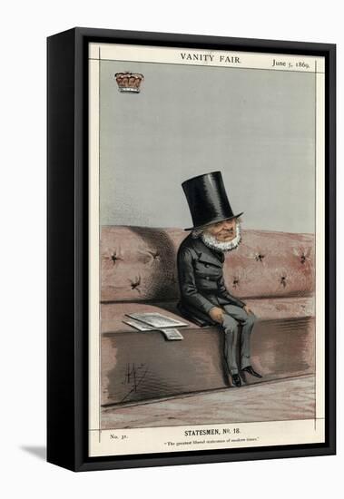 Lord John Russell-Carlo Pellegrini-Framed Stretched Canvas