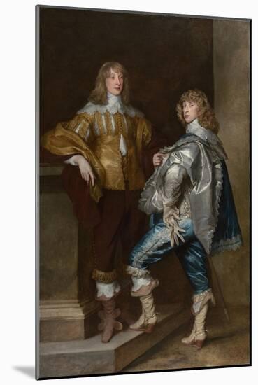 Lord John Stuart and His Brother, Lord Bernard Stuart, Ca 1638-Sir Anthony Van Dyck-Mounted Giclee Print