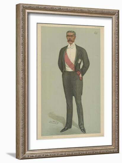 Lord Kitchener of Khartoum-Sir Leslie Ward-Framed Giclee Print