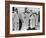 Lord Louis Mountbatten Handing over Power to Mahomed Ali Jinnah on Aug. 14, 1947-null-Framed Photo