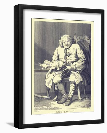 Lord Lovat by William Hogarth-William Hogarth-Framed Giclee Print