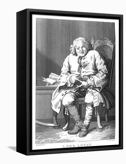 Lord Lovat by William Hogarth-William Hogarth-Framed Premier Image Canvas