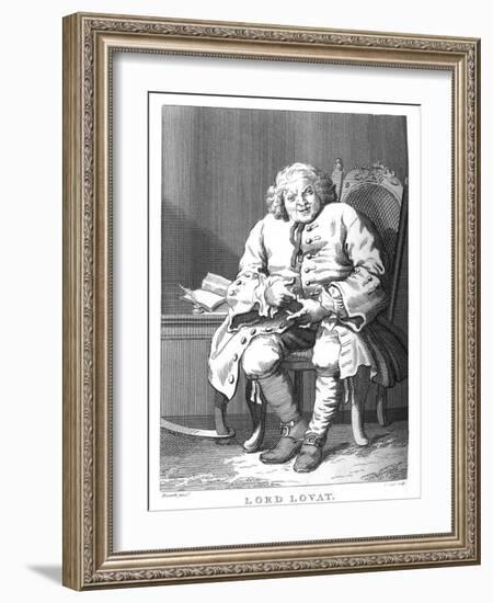 Lord Lovat by William Hogarth-William Hogarth-Framed Giclee Print