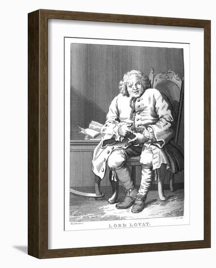 Lord Lovat by William Hogarth-William Hogarth-Framed Giclee Print