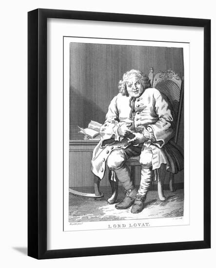 Lord Lovat by William Hogarth-William Hogarth-Framed Giclee Print