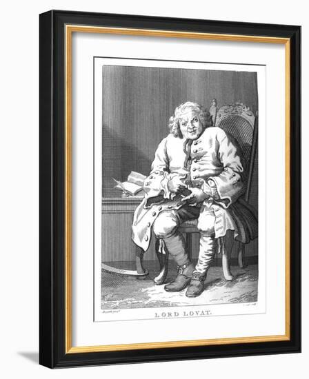 Lord Lovat by William Hogarth-William Hogarth-Framed Giclee Print