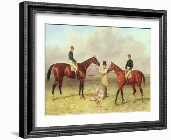 "Lord Lyon", Winner of the Derby, St. Leger and 2,000 Guineas; "Elland", Winner of Ascot Gold…-Harry Hall-Framed Giclee Print