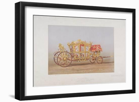 Lord Mayor's Coach, 1872-null-Framed Giclee Print