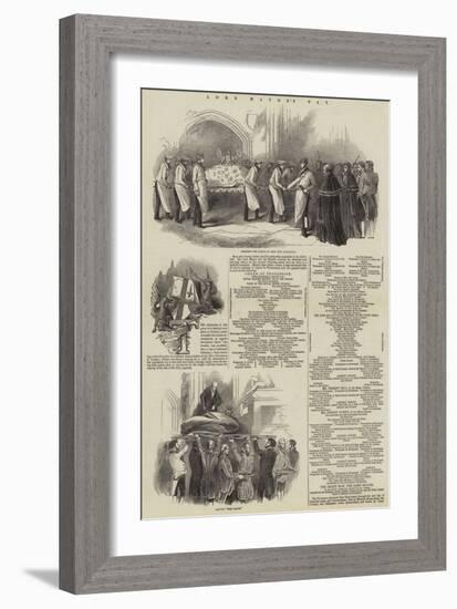 Lord Mayor's Day-null-Framed Giclee Print