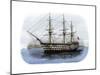 Lord Nelson's Ship HMS "Victory" in Portsmouth Harbor, 1800s-null-Mounted Giclee Print