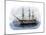 Lord Nelson's Ship HMS "Victory" in Portsmouth Harbor, 1800s-null-Mounted Giclee Print
