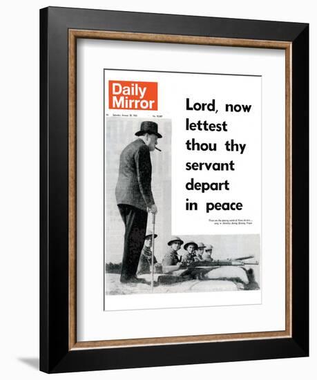 Lord, Now Lettest Thou Thy Servant Depart in Peace-null-Framed Photographic Print