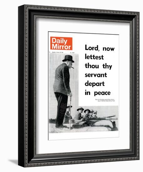 Lord, Now Lettest Thou Thy Servant Depart in Peace-null-Framed Photographic Print