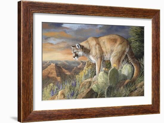 Lord of the Canyon-Trevor V. Swanson-Framed Giclee Print