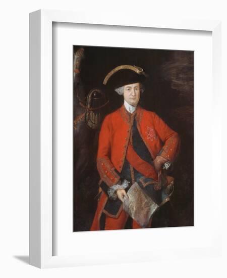 Lord Robert Clive (1725-74) in General Officer's Uniform, C.1764-Thomas Gainsborough-Framed Giclee Print