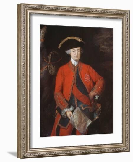 Lord Robert Clive (1725-74) in General Officer's Uniform, C.1764-Thomas Gainsborough-Framed Giclee Print