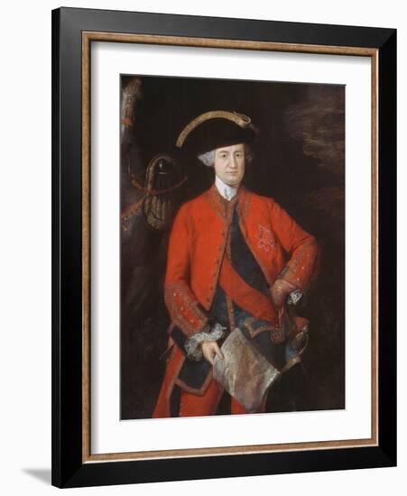 Lord Robert Clive (1725-74) in General Officer's Uniform, C.1764-Thomas Gainsborough-Framed Giclee Print