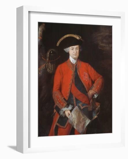 Lord Robert Clive (1725-74) in General Officer's Uniform, C.1764-Thomas Gainsborough-Framed Giclee Print