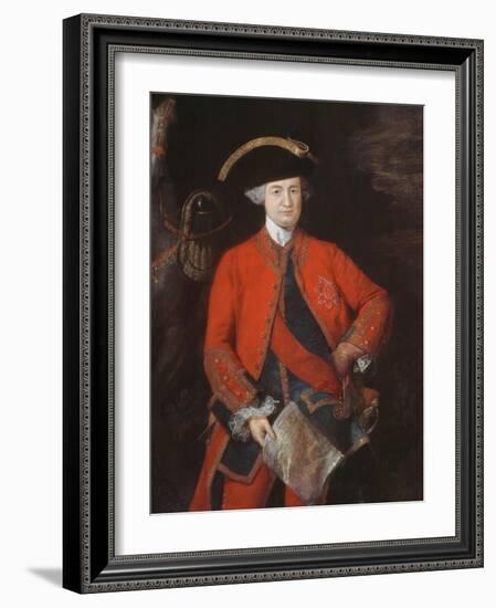 Lord Robert Clive (1725-74) in General Officer's Uniform, C.1764-Thomas Gainsborough-Framed Giclee Print