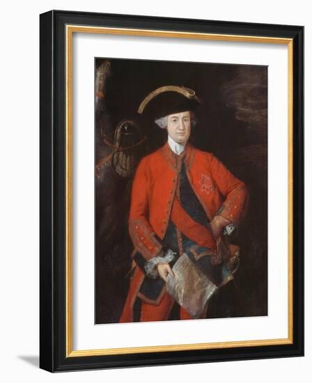 Lord Robert Clive (1725-74) in General Officer's Uniform, C.1764-Thomas Gainsborough-Framed Giclee Print