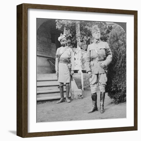 Lord Roberts, Commander in Chief of British Armies, South Africa, Boer War, 1900-1901-Underwood & Underwood-Framed Photographic Print