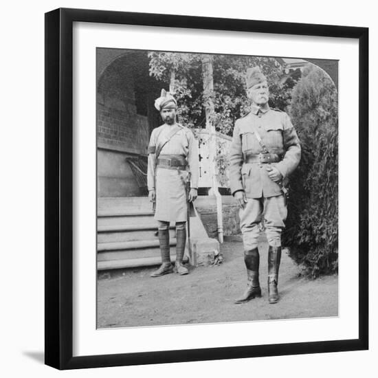 Lord Roberts, Commander in Chief of British Armies, South Africa, Boer War, 1900-1901-Underwood & Underwood-Framed Photographic Print