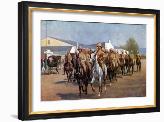 Lord Roberts Entering Pretoria, 1925-Sidney E Paget-Framed Giclee Print