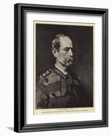 Lord Roberts in 1885-Frank Holl-Framed Giclee Print