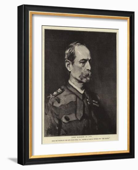 Lord Roberts in 1885-Frank Holl-Framed Giclee Print