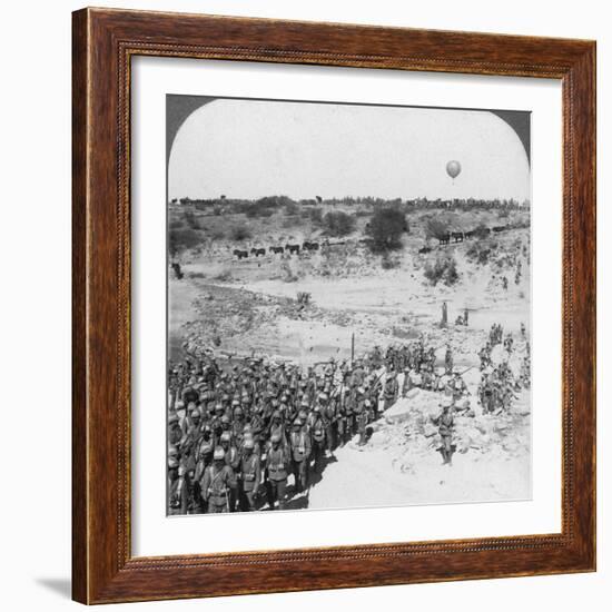 Lord Roberts' Infantry Crossing the Zand River, South Africa, C1900s-Underwood & Underwood-Framed Photographic Print