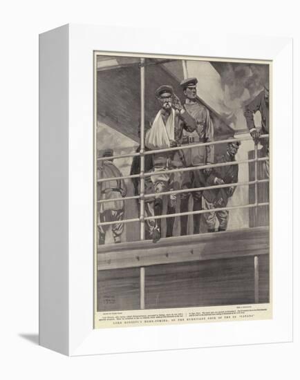 Lord Roberts's Home-Coming, on the Hurricane Deck of the Ss Canada-Frank Craig-Framed Premier Image Canvas