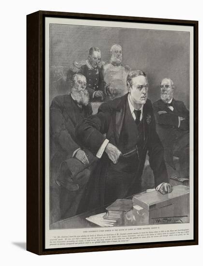 Lord Rosebery's First Speech in the House of Lords as Prime Minister, 12 March-Thomas Walter Wilson-Framed Premier Image Canvas